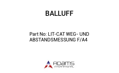 LIT-CAT WEG- UND ABSTANDSMESSUNG F/A4									