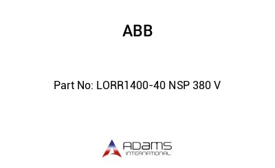 LORR1400-40 NSP 380 V