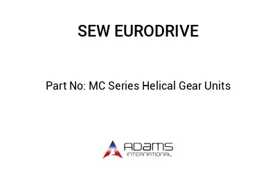 MC Series Helical Gear Units