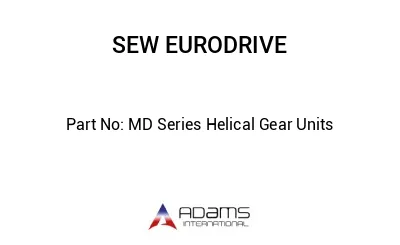 MD Series Helical Gear Units