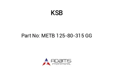 METB 125-80-315 GG