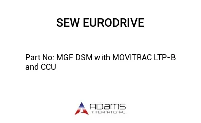 MGF DSM with MOVITRAC LTP-B and CCU
