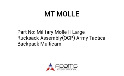 Military Molle II Large Rucksack Assembly(OCP) Army Tactical Backpack Multicam