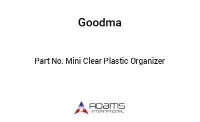 Mini Clear Plastic Organizer