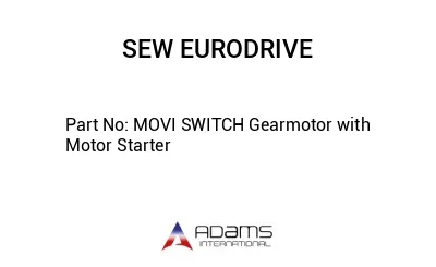 MOVI‑SWITCH Gearmotor with Motor Starter