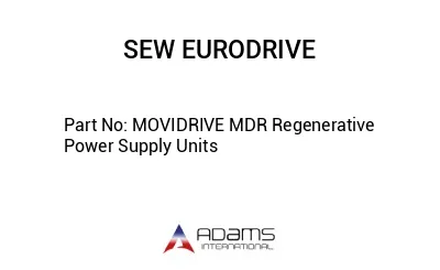 MOVIDRIVE MDR Regenerative Power Supply Units