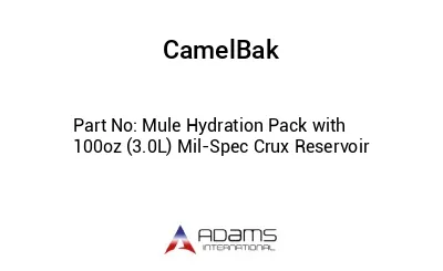 Mule Hydration Pack with 100oz (3.0L) Mil-Spec Crux Reservoir