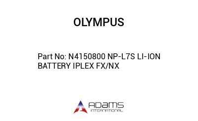 N4150800 NP-L7S LI-ION BATTERY IPLEX FX/NX