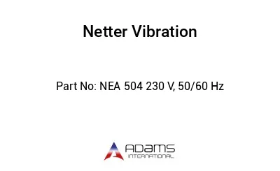 NEA 504 230 V, 50/60 Hz