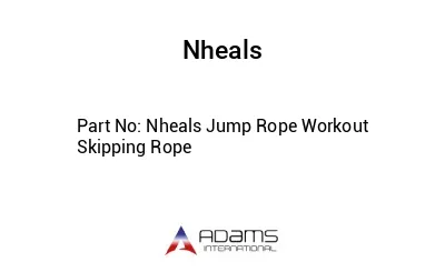 Nheals Jump Rope Workout Skipping Rope