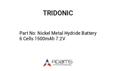 Nickel Metal Hydride Battery 6 Cells 1500mAh 7.2V