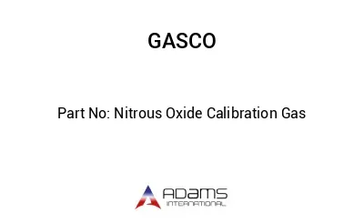 Nitrous Oxide Calibration Gas