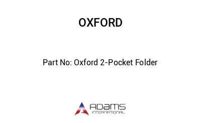 Oxford 2-Pocket Folder
