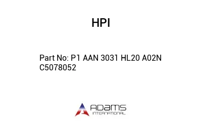 P1 AAN 3031 HL20 A02N C5078052