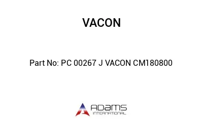 PC 00267 J VACON CM180800