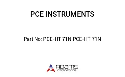 PCE-HT 71N PCE-HT 71N