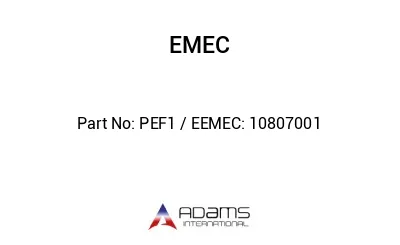 PEF1 / EEMEC: 10807001