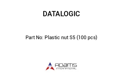 Plastic nut S5 (100 pcs)
