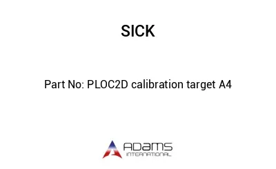 PLOC2D calibration target A4
