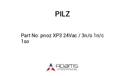 pnoz XP3 24Vac / 3n/o 1n/c 1so