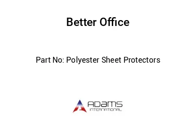 Polyester Sheet Protectors