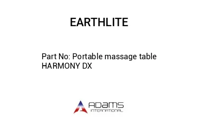 Portable massage table HARMONY DX