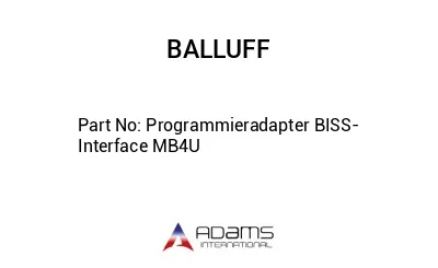 Programmieradapter BISS-Interface MB4U									