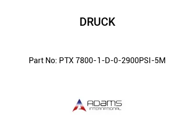PTX 7800-1-D-0-2900PSI-5M