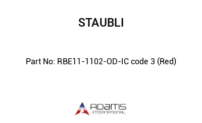 RBE11-1102-OD-IC code 3 (Red)