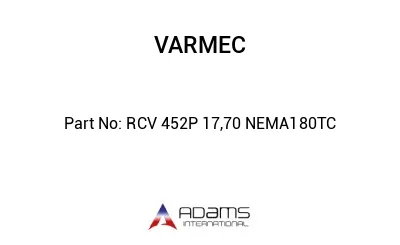 RCV 452P 17,70 NEMA180TC