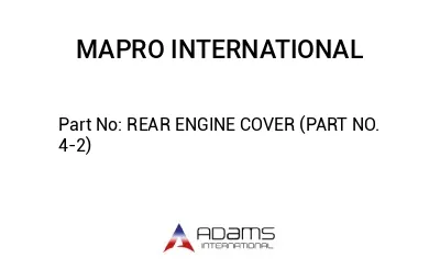 REAR ENGINE COVER (PART NO. 4-2)
