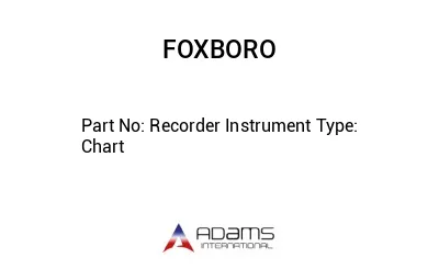 Recorder Instrument Type: Chart