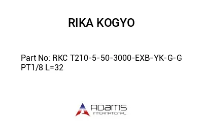 RKC T210-5-50-3000-EXB-YK-G-G PT1/8 L=32