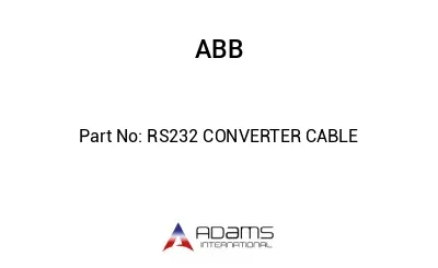RS232 CONVERTER CABLE