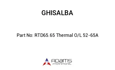 RTD65.65 Thermal O/L 52-65A