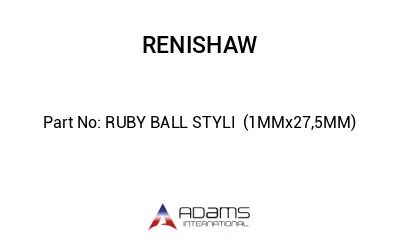 RUBY BALL STYLI  (1MMx27,5MM)