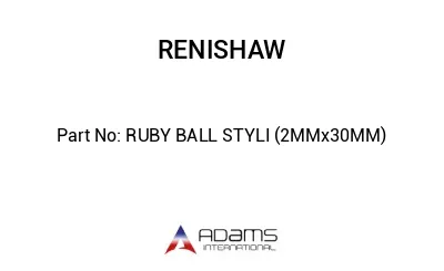RUBY BALL STYLI (2MMx30MM)