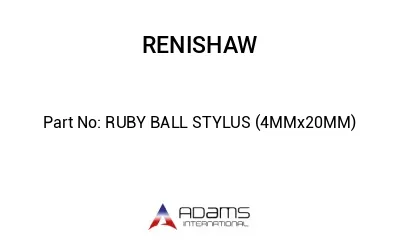 RUBY BALL STYLUS (4MMx20MM)