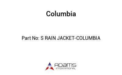 S RAIN JACKET-COLUMBIA