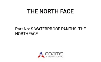 S WATERPROOF PANTHS-THE NORTHFACE