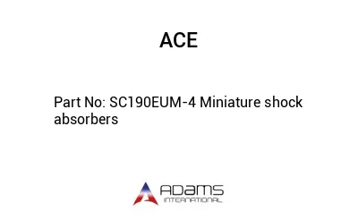 SC190EUM-4 Miniature shock absorbers