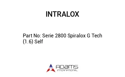Serie 2800 Spiralox G Tech (1.6) Self