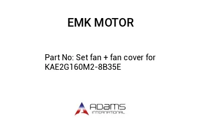 Set fan + fan cover for KAE2G160M2-8B35E