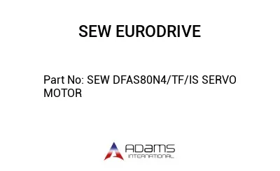 SEW DFAS80N4/TF/IS SERVO MOTOR