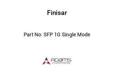 SFP 1G Single Mode