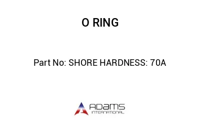 SHORE HARDNESS: 70A