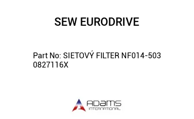 SIETOVÝ FILTER NF014-503 0827116X