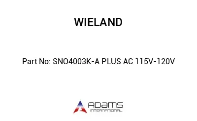 SNO4003K-A PLUS AC 115V-120V