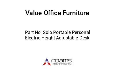 Solo Portable Personal Electric Height Adjustable Desk