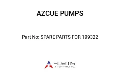 SPARE PARTS FOR 199322